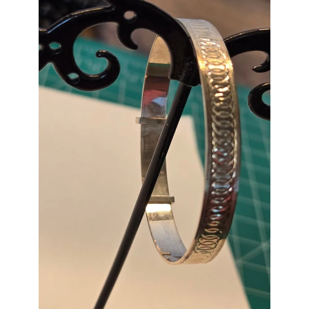 Vintage sterling baby bangle